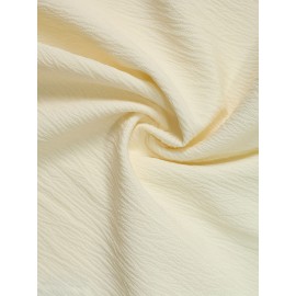 Elegant Square Neck Puff Sleeve Dress with Front Bow Detail - Black & White Color Block, A-Line Silhouette, Lightweight Summer Dress for Women, Cute Dress