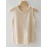 Women'S Elegant Beaded Sleeveless Vest - Solid Color Crew Neck Pullover for Spring/Summer/Fall, Chic Layering Piece with Pearl Embellishments