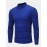 Mens Plain Pure Color Half Collar Cotton Basics Long Sleeve Bottoming T-Shirts