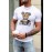 White Misfit Teddy Print Men's Graphic Tee