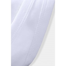 White Hard Rock Guitar Print Slim-fit Men's Tank Top